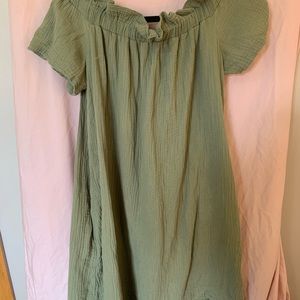 Anthropologie off the shoulder dress